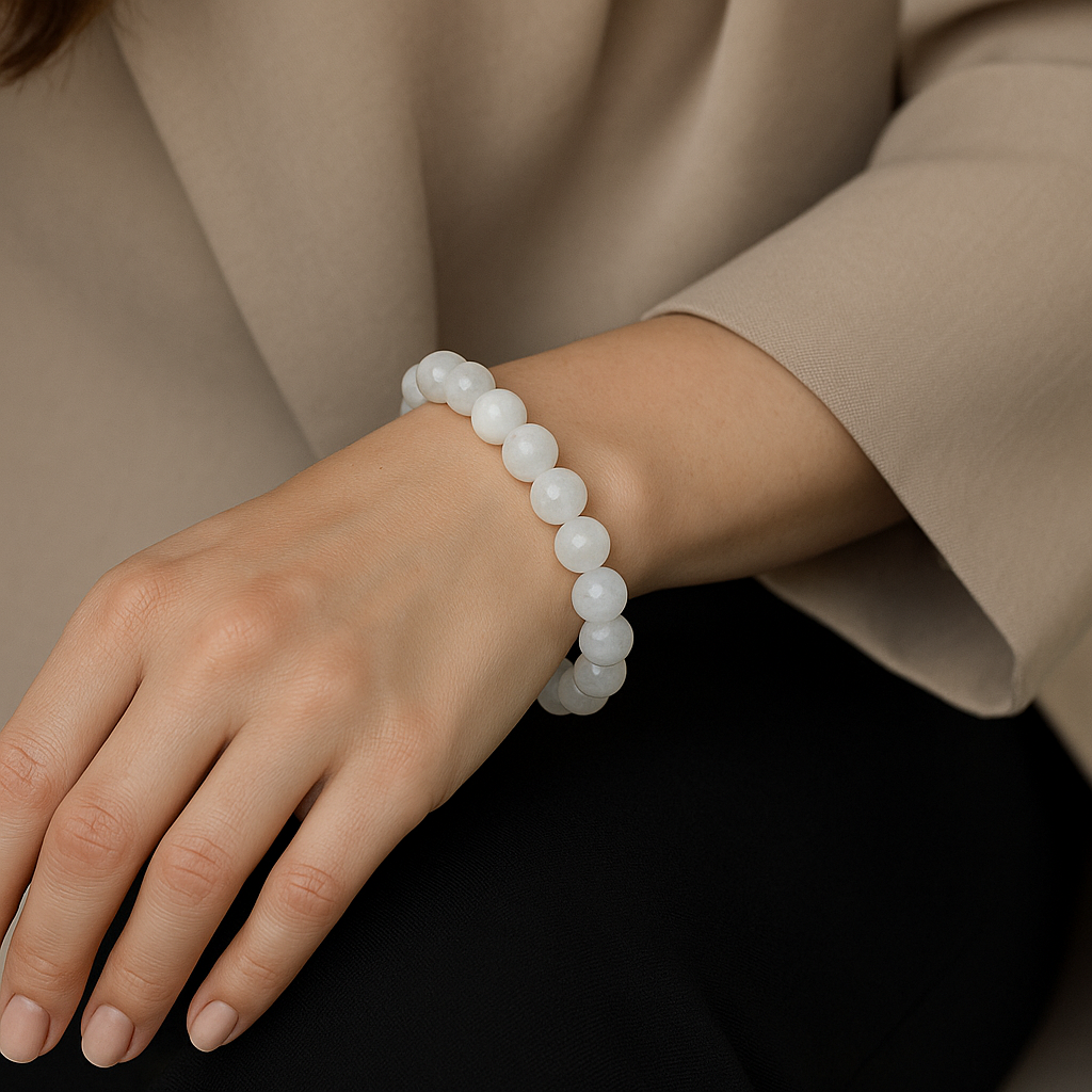 Genuine White Moonstone Bracelet