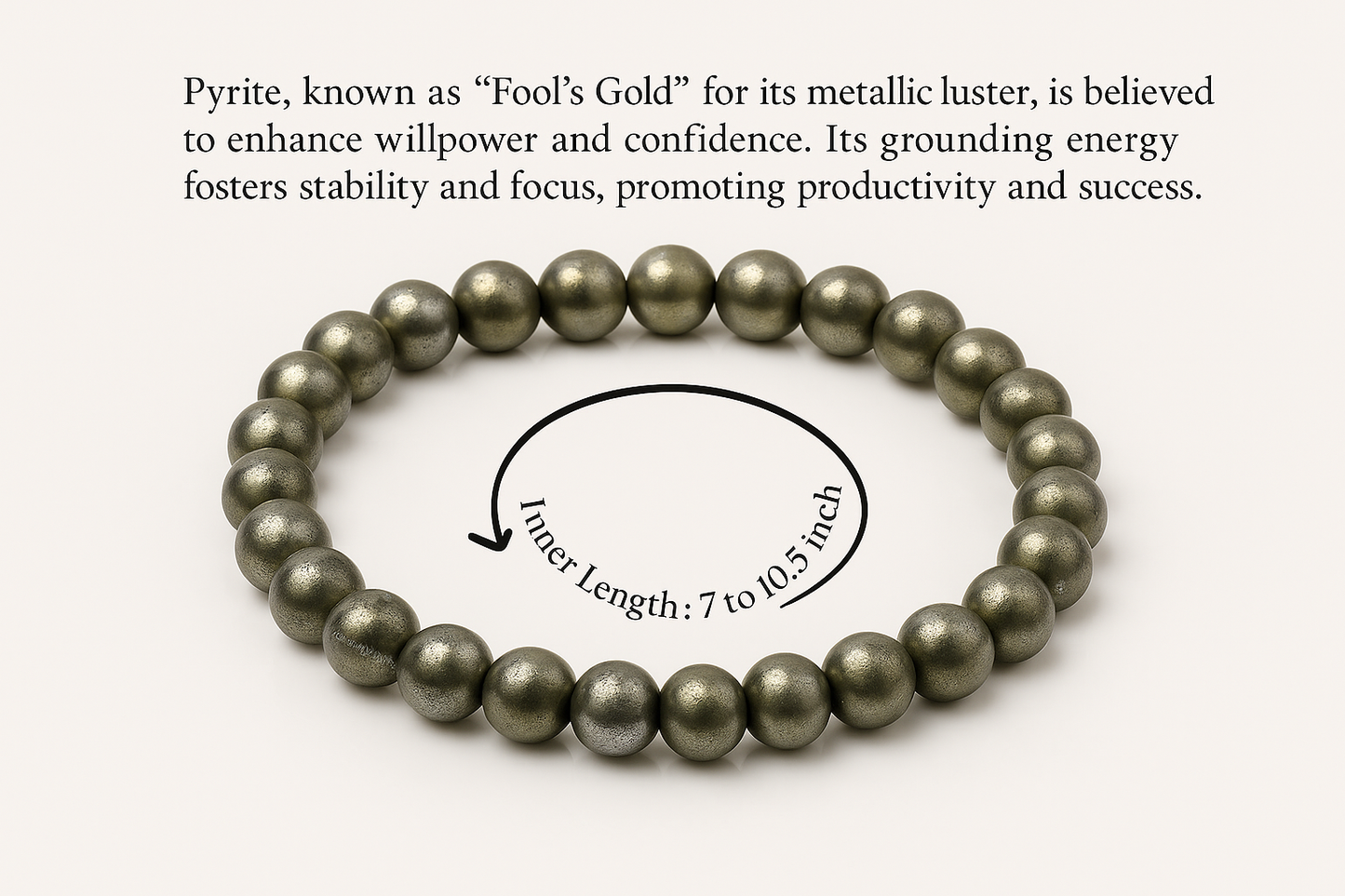 Genuine Pyrite Bracelet