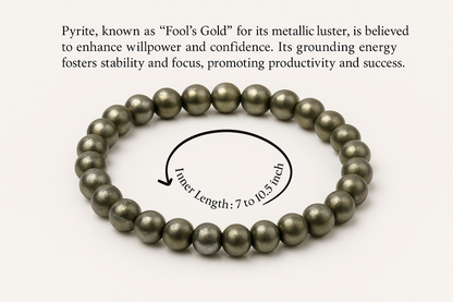 Genuine Pyrite Bracelet